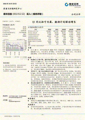 20220429-国金证券-顺丰控股-002352.SZ-Q1同比扭亏为盈_激励计划驱动增长_4页_1mb.pdf