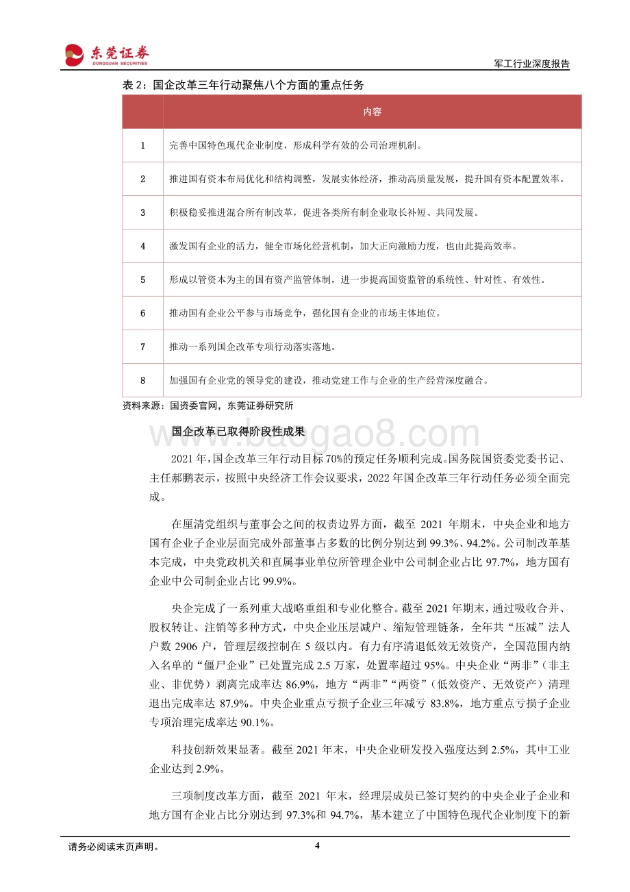 深度报告-20220429-东莞证券-国防军工行业深度报告_三年行动进入收官之年_看好军工行业成长_16页_947kb.pdf_第4页