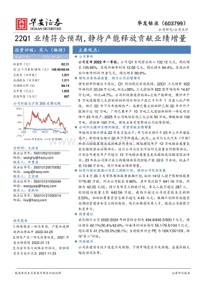 20220429-华安证券-华友钴业-603799.SH-22Q1业绩符合预期_静待产能释放贡献业绩增量_4页_573kb.pdf