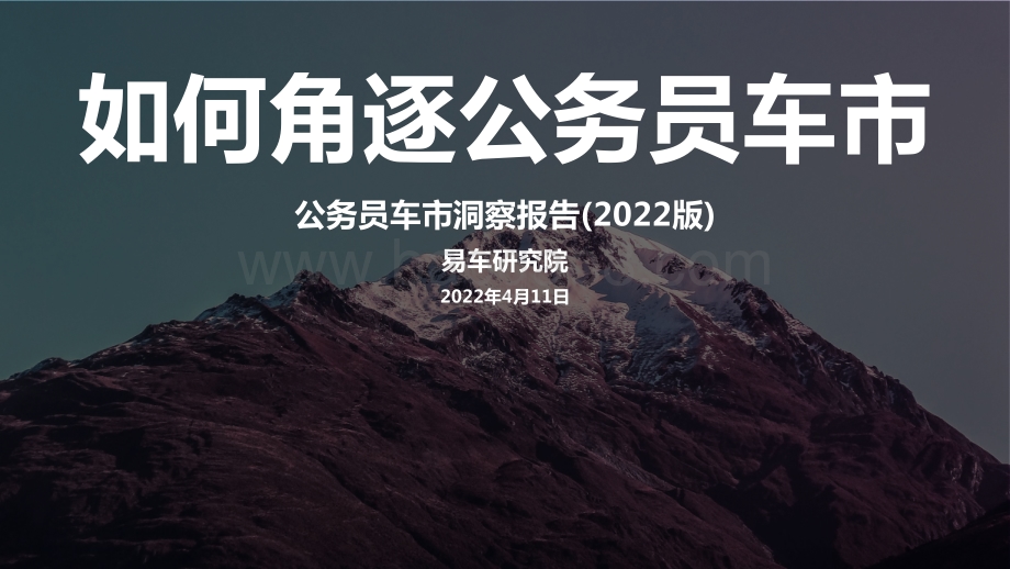公务员车市洞察报告_2022版__25页_3mb.pdf_第1页