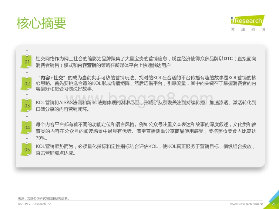 20190731-艾瑞股份-2019上半年艾瑞智云ONEMEDIA内容营销观察：OneMedia_KOL营销白皮书_45页_2mb.pdf_第4页