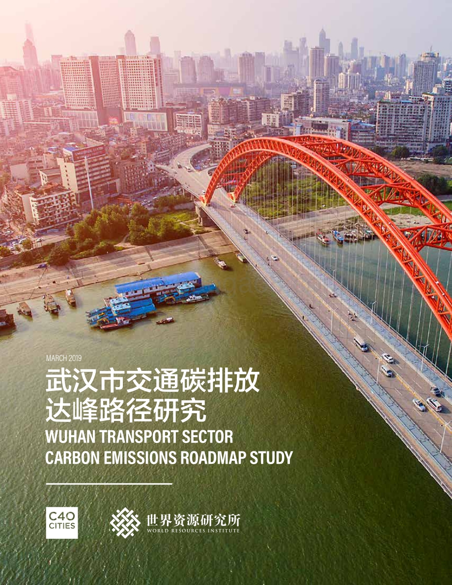 C40_Cities_世界资源研究院-武汉市交通碳排放达峰路径研究_86页_2mb.pdf_第1页