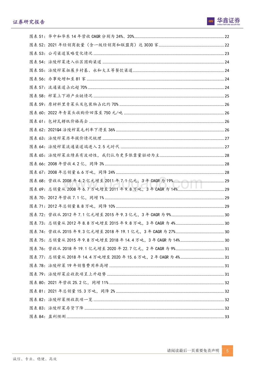 深度报告-20220429-华鑫证券-涪陵榨菜-002507.SZ-榨菜龙头迎拐点_扩大腌制菜版图_37页_2mb.pdf_第5页
