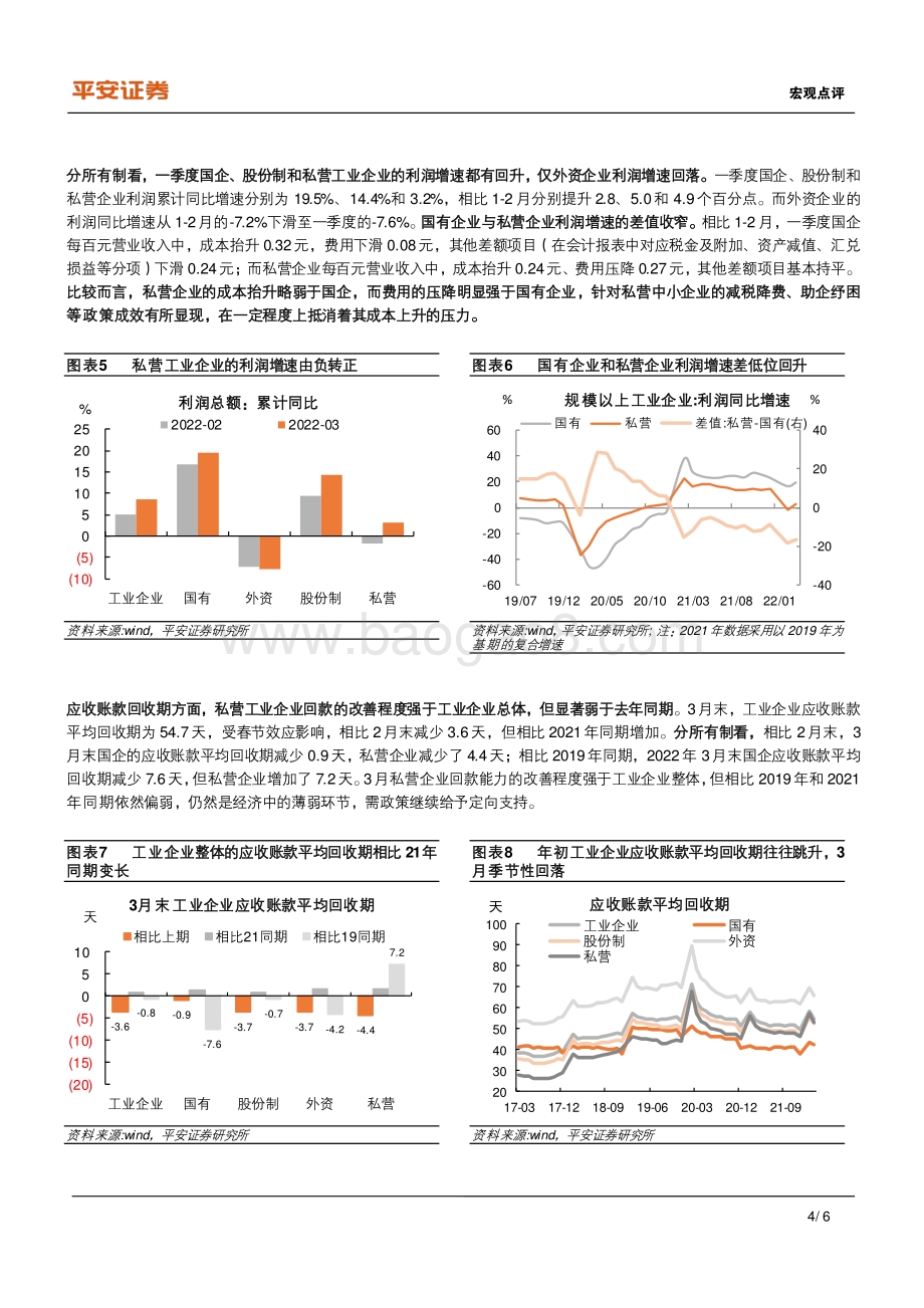 20220427-平安证券-2022年一季度工业企业利润数据点评_减税降费助力工业企业利润回暖_6页_660kb.pdf_第4页
