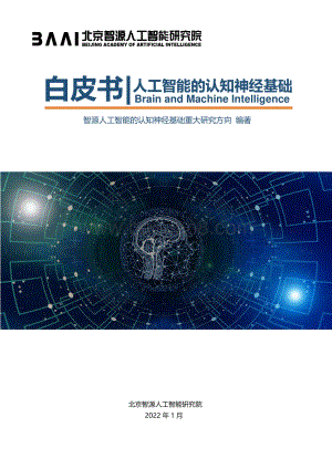 BAAI-2021年人工智能的认知神经基础白皮书_110页_3mb.pdf