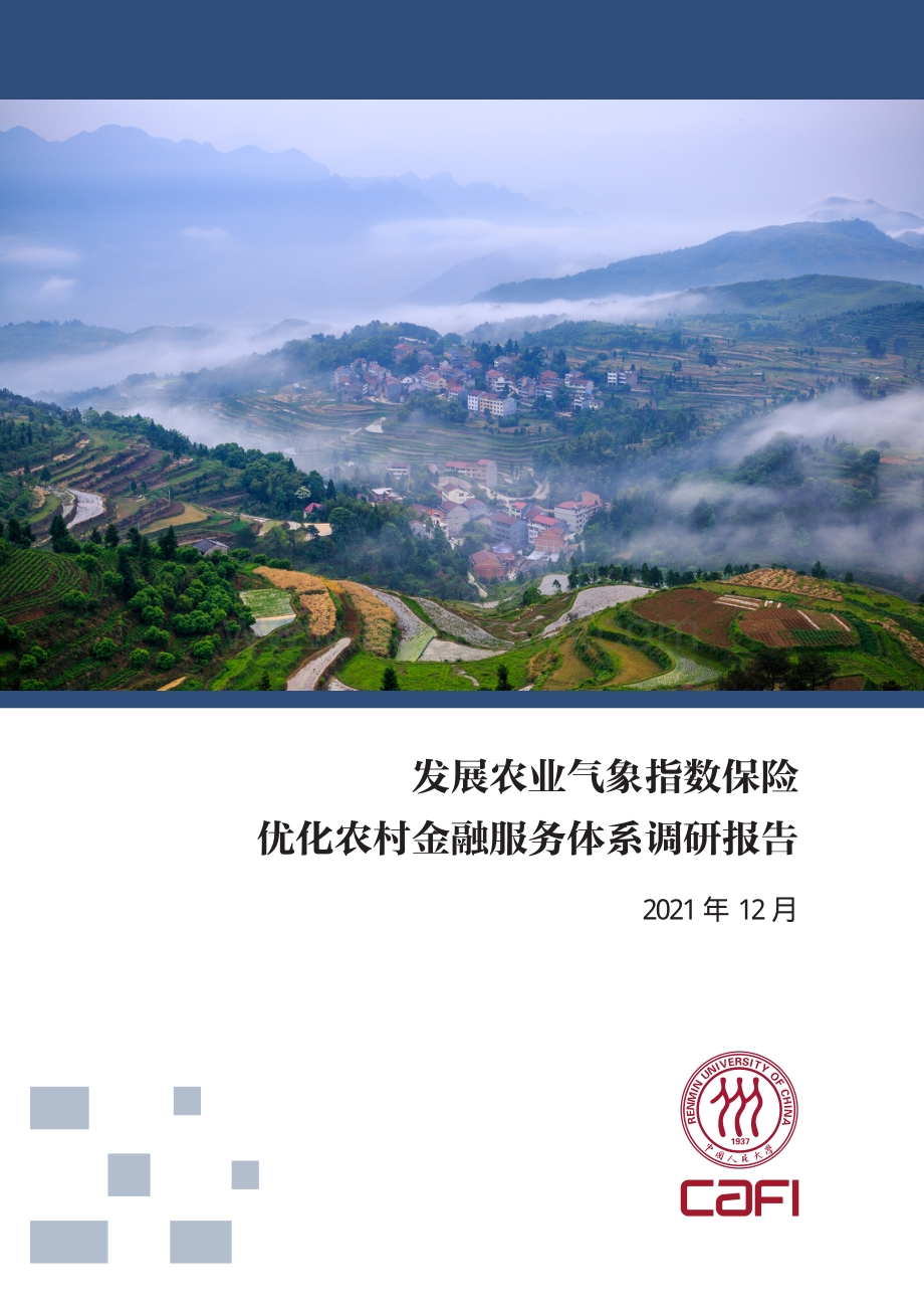 发展农业气象指数保险：优化农村金融服务体系调研报告_102页_15mb.pdf_第1页