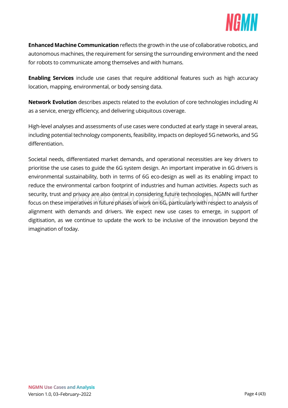 中国移动_NGMN：6G应用场景与分析白皮书2022_44页_1009kb.pdf_第5页