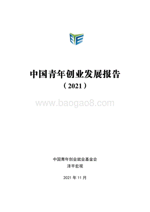 中国青年创业发展报告（2021）_48页_2mb.pdf