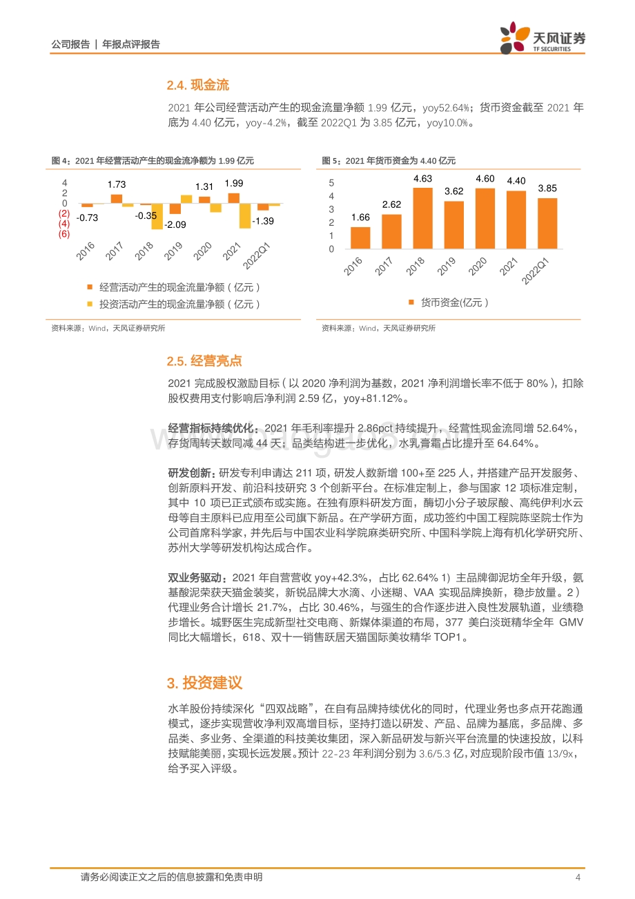 20220429-天风证券-水羊股份-300740.SZ-2021归母净利yoy+68.54_双科技赋能+双业务驱动+双平台战略推动业务高增_6页_360kb.pdf_第4页