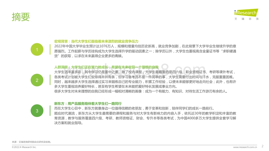 艾瑞咨询：2022年中国大学生学习与发展白皮书_52页_3mb.pdf_第2页