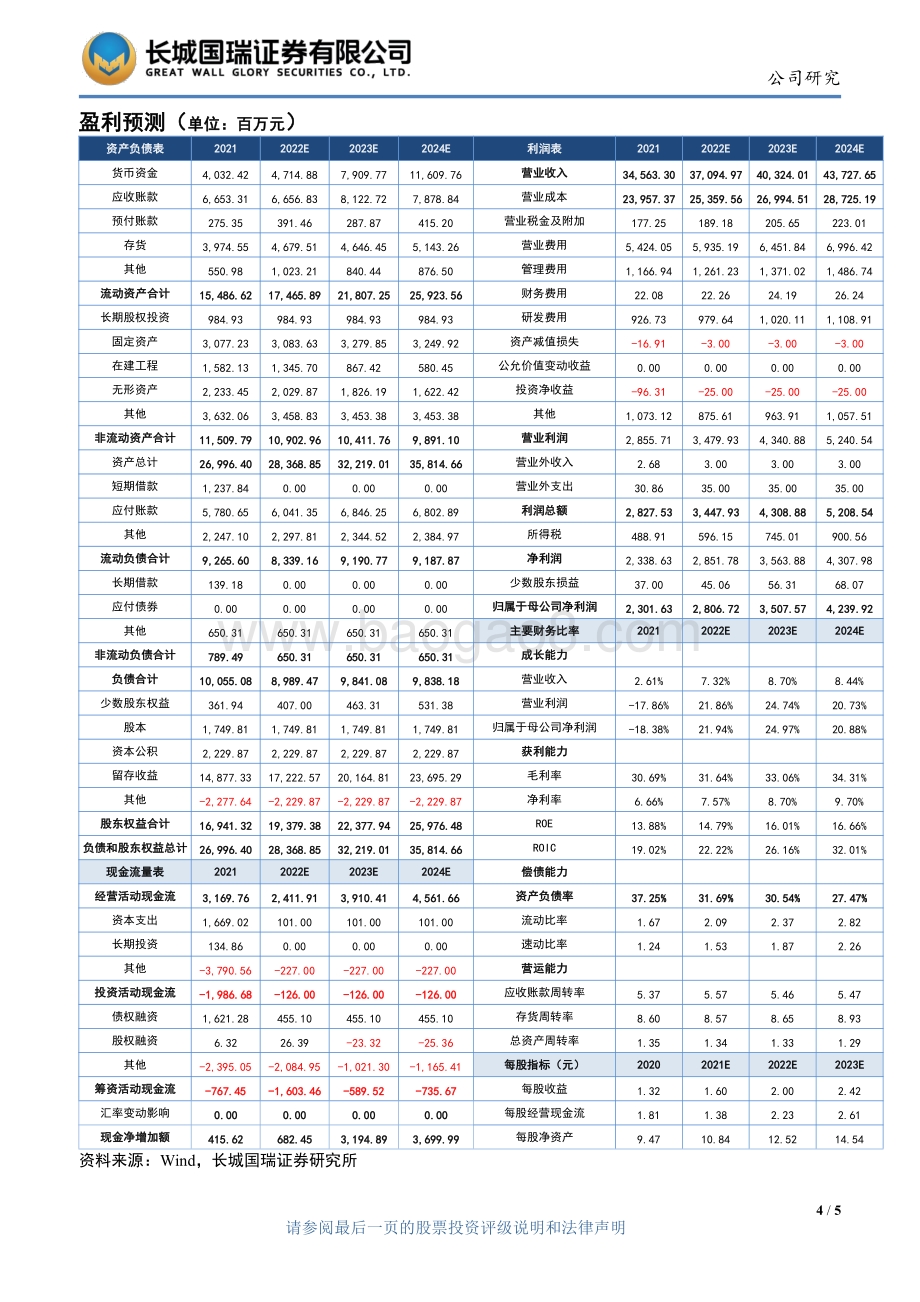 20220429-长城国瑞证券-华东医药-000963.SZ-经营业绩逐季改善_医美表现亮眼_5页_659kb.pdf_第4页