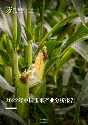 农小蜂-2022年中国玉米产业分析报告_22页_11mb.pdf