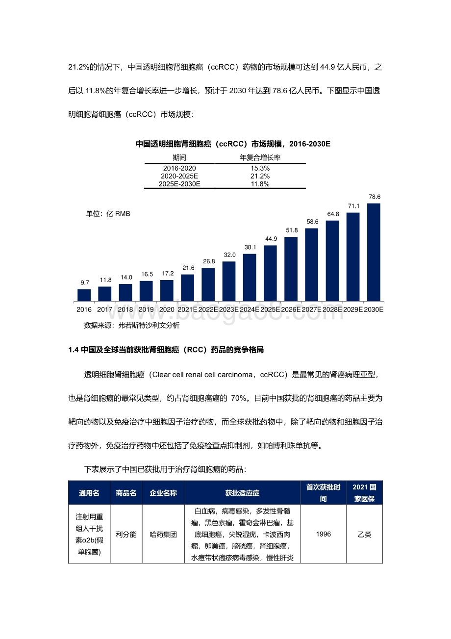 2022-2023肾细胞癌TCR-T细胞治疗市场研究报告.pdf_第5页