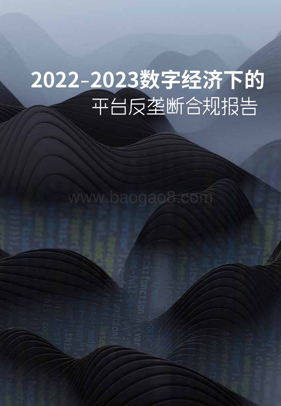 2022-2023数字经济下的平台反垄断合规报告.pdf_第1页