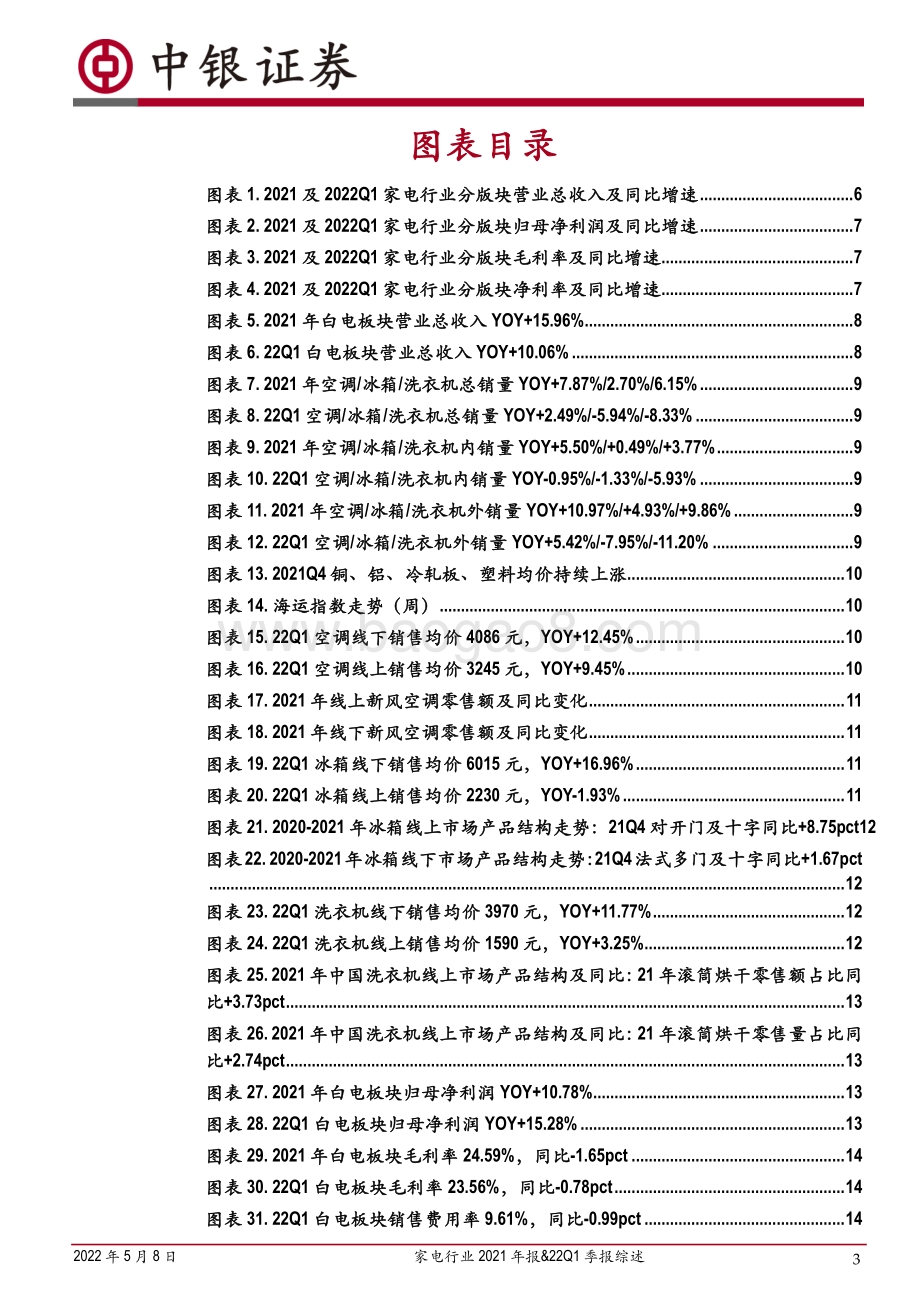 中银证券-家电行业2021年报_22Q1季报综述_需求稳步复苏_盈利有望持续改善_28页_3mb.pdf_第3页
