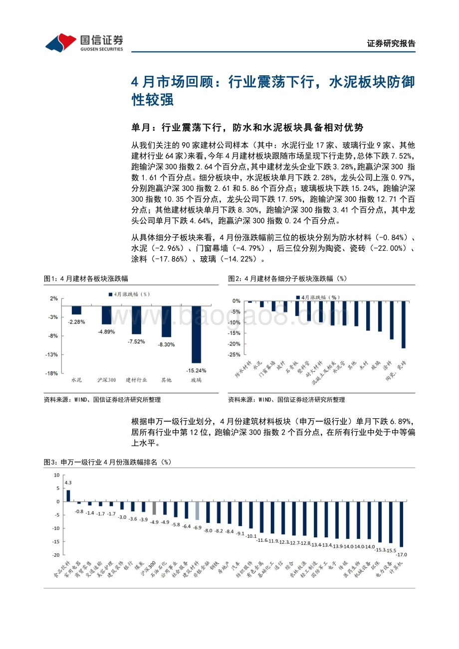 国信证券-非金属建材行业2022年5月投资策略_稳增长_释放积极信号_把握二季度投资窗口期_27页_4mb.pdf_第5页