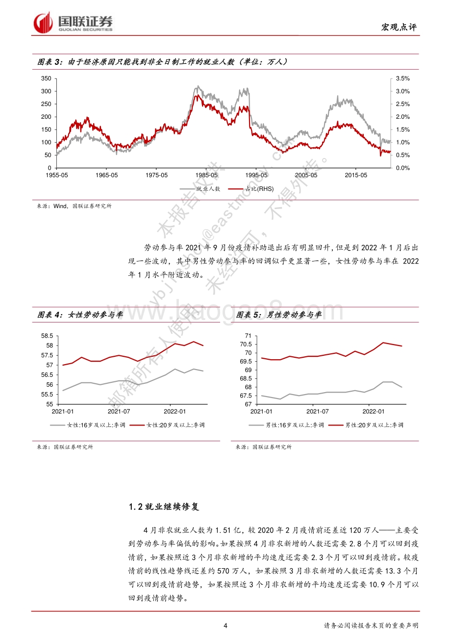20220508-国联证券-4月美国非农就业数据点评_失业率持平_劳动参与率下降_10页_892kb.pdf_第4页