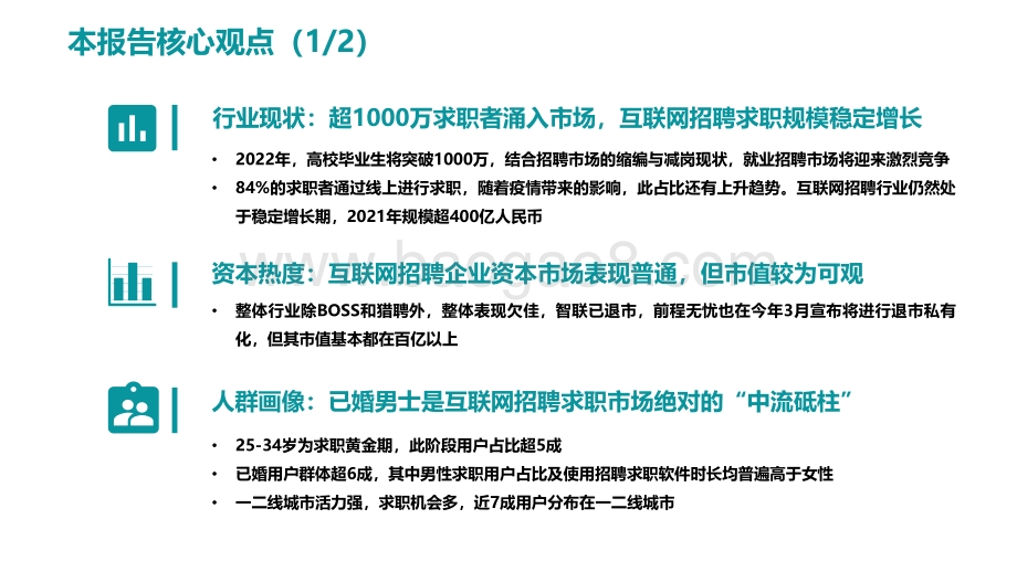 2022年中国互联网求职招聘行业洞察报告_42页_2mb.pdf_第2页