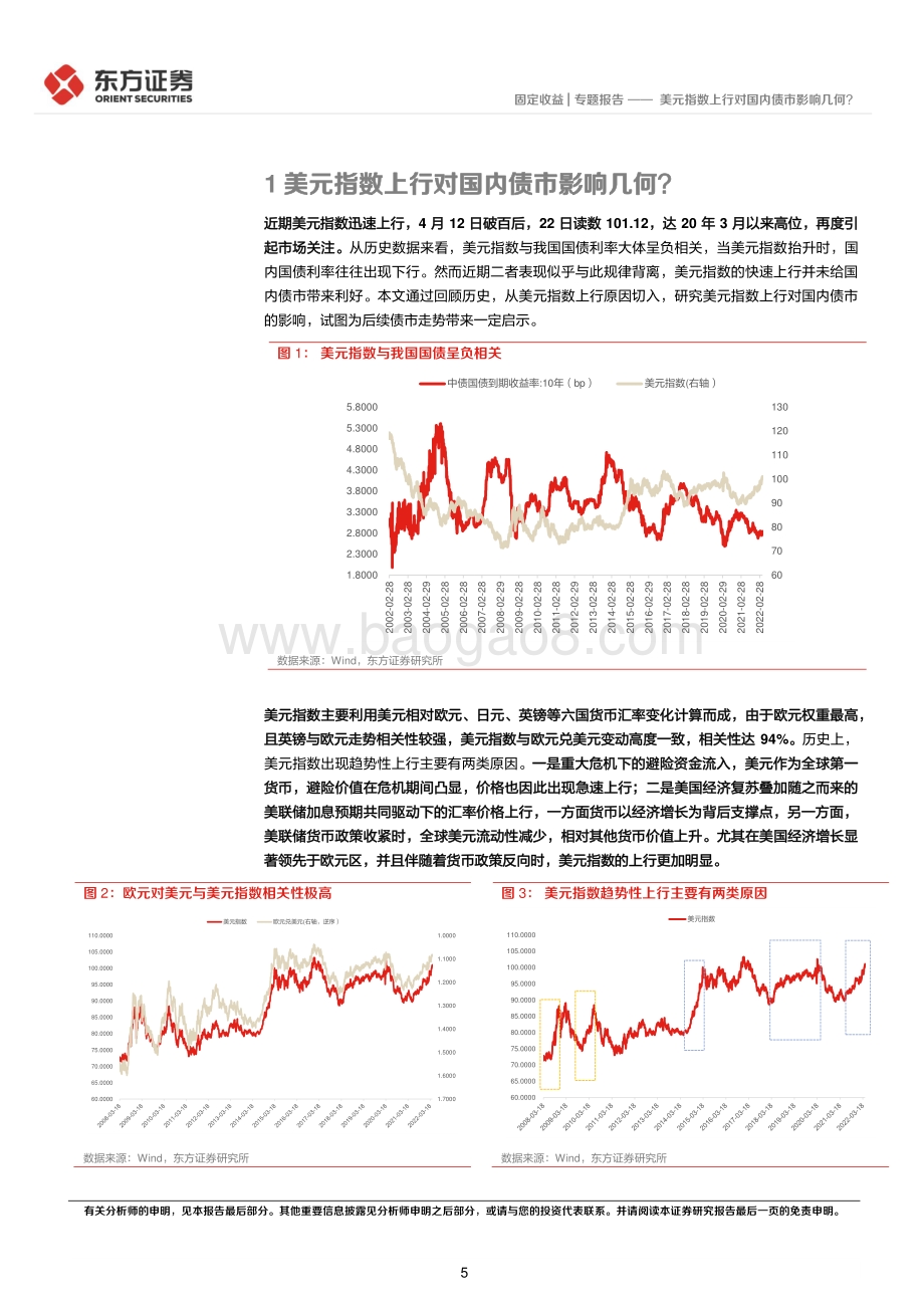 东方证券-美元指数上行对国内债市影响几何__22页_1mb.pdf_第5页