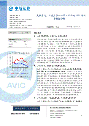 深度报告-20220510-中航证券-军工产业链2021年财务数据分析_火然泉达_日升月恒_33页_1mb.pdf