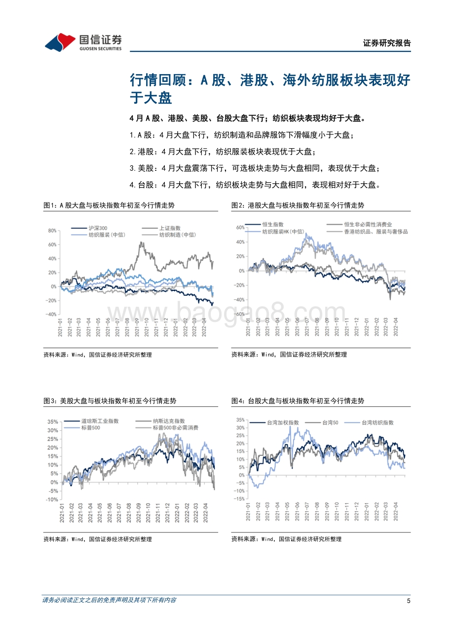 20220505-国信证券-纺织服装5月投资策略_品牌消费低点已现_人民币贬值利好制造出口_22页_7mb.pdf_第5页