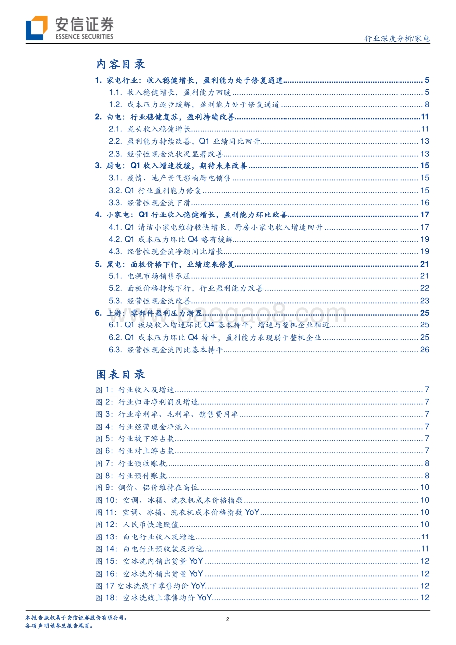 深度报告-20220512-安信证券-家电行业深度分析_盈利筑底回升_28页_1mb.pdf_第2页
