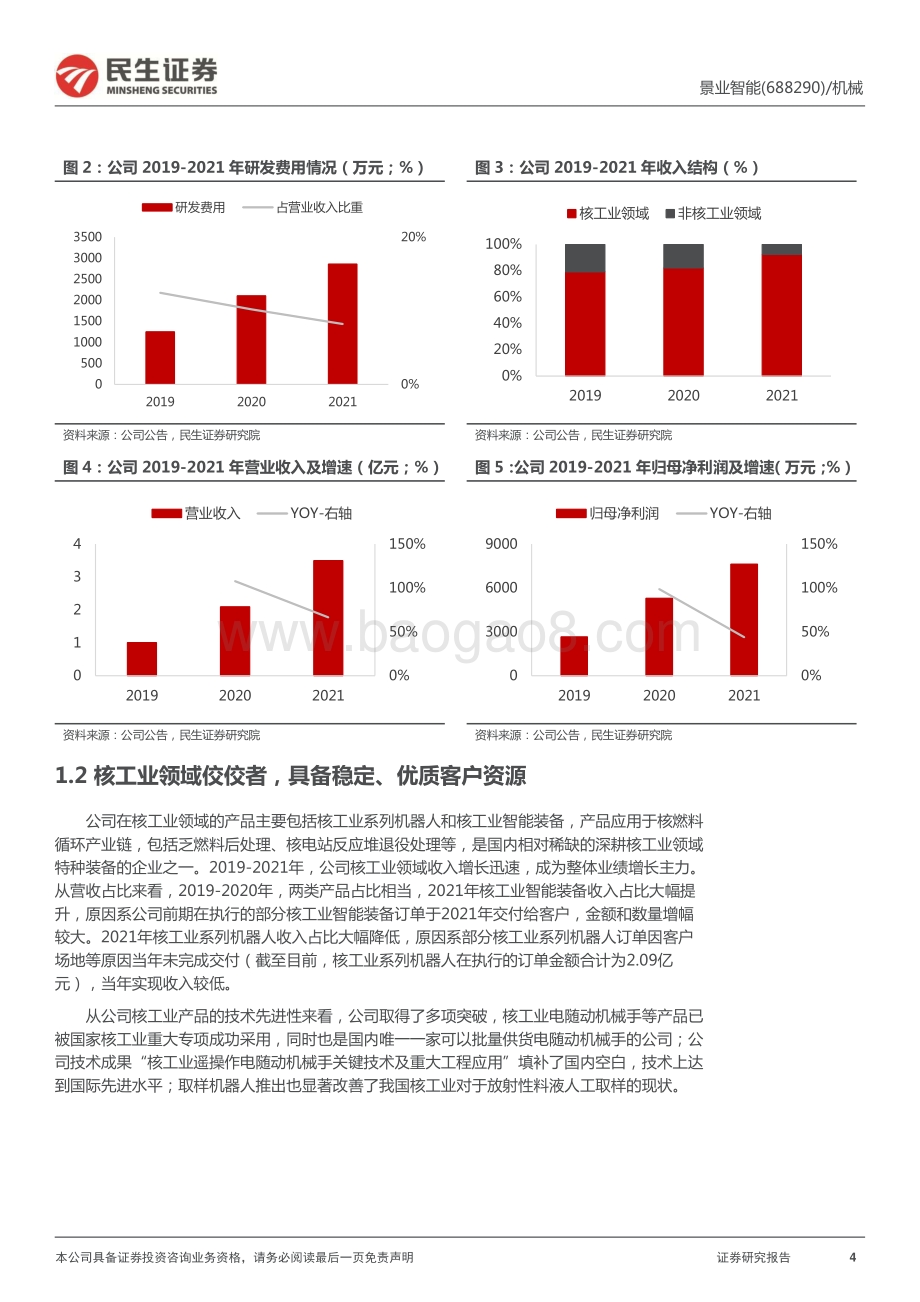 深度报告-20220511-民生证券-景业智能-688290.SH-公司深度报告_核工业新星冉冉升起_受益后处理市场需求增长_24页_2mb.pdf_第4页