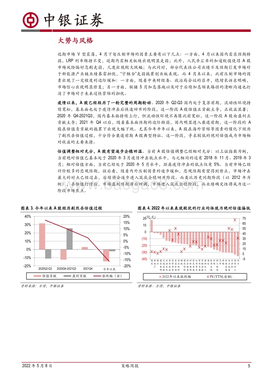 20220508-中银证券-策略周报_通胀交易退潮_静待A股U型反转_20页_2mb.pdf_第5页