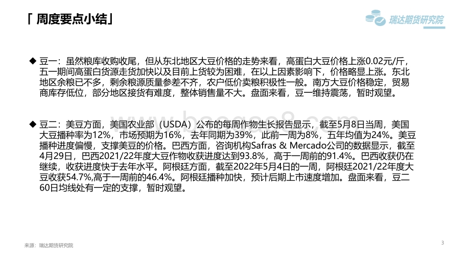 瑞达期货-豆类市场周报_USDA报告利空出尽_市场有所反弹_45页_4mb.pdf_第3页