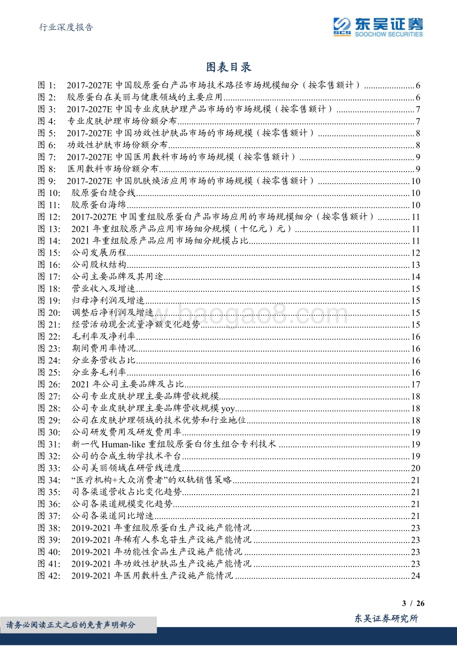 深度报告-东吴证券-胶原蛋白行业报告_从胶原蛋白护肤龙头巨子生物_看行业长期多重成长性_26页_1mb.pdf_第3页