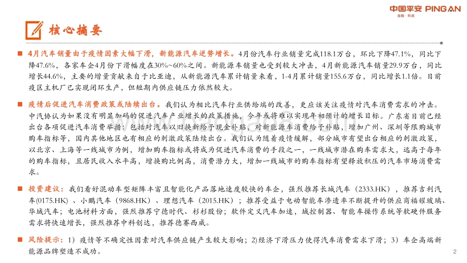 平安证券-月酝知风—汽车行业_疫情重挫汽车业_促消费政策或陆续出台_29页_2mb.pdf_第2页