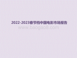2022-2023春节档中国电影市场报告.pdf