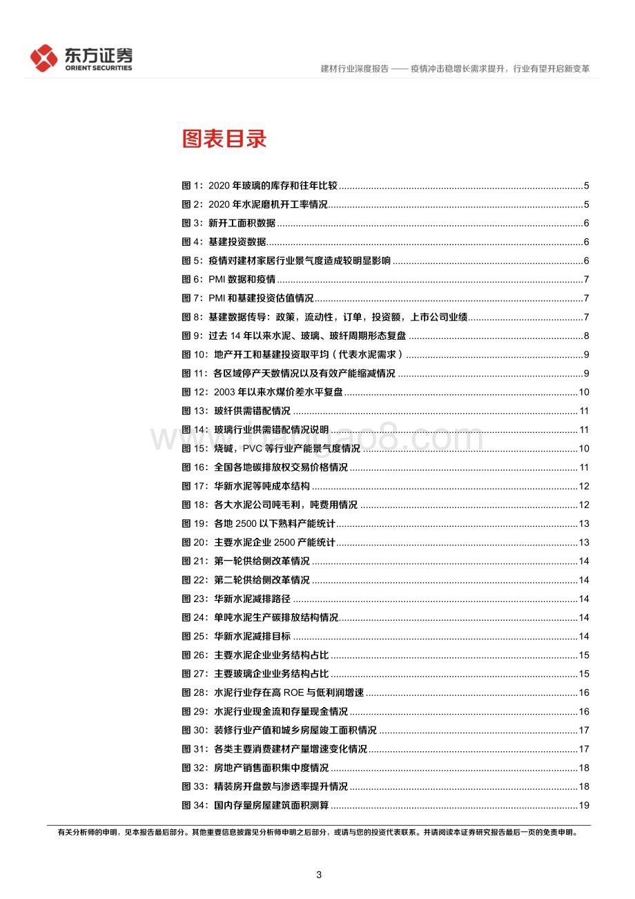 深度报告-东方证券-后疫情时代的投资逻辑之建筑建材业_疫情冲击稳增长需求提升_行业有望开启新变革_31页_934kb.pdf_第3页