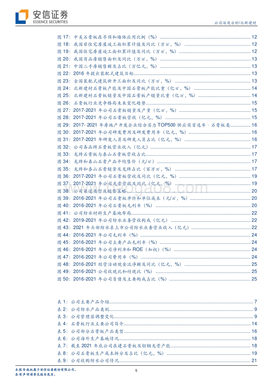 深度报告-安信证券-北新建材-000786.SZ-全球石膏板龙头地位稳固_两翼_布局大举推进发展可期_30页_1mb.pdf_第5页