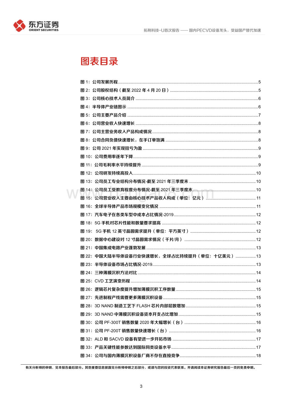深度报告-东方证券-拓荆科技-688072.SH-国内PECVD设备龙头_受益国产替代加速_27页_1mb.pdf_第3页