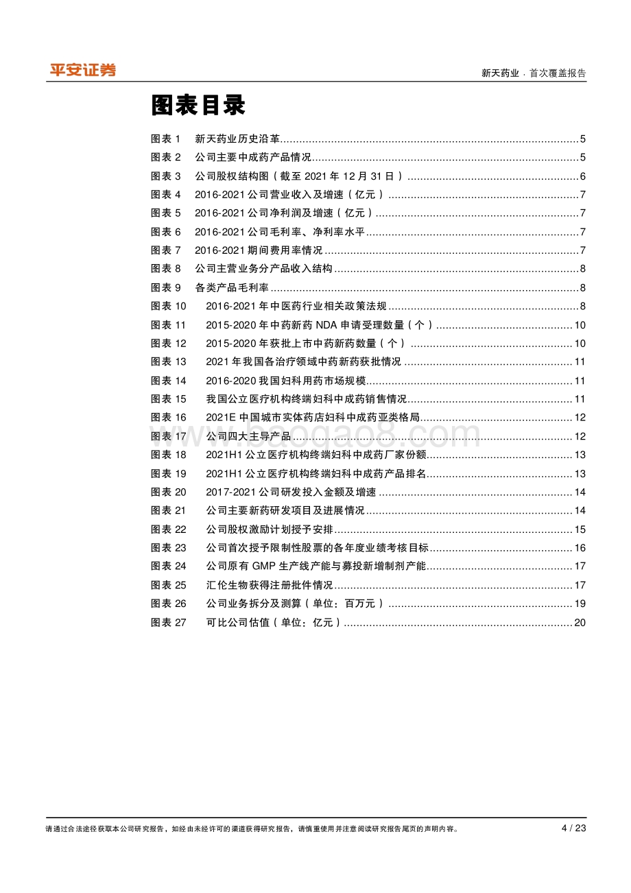 深度报告-平安证券-新天药业-002873.SZ-专注现代中药_2022为品牌OTC建设起步之年_23页_2mb.pdf_第4页