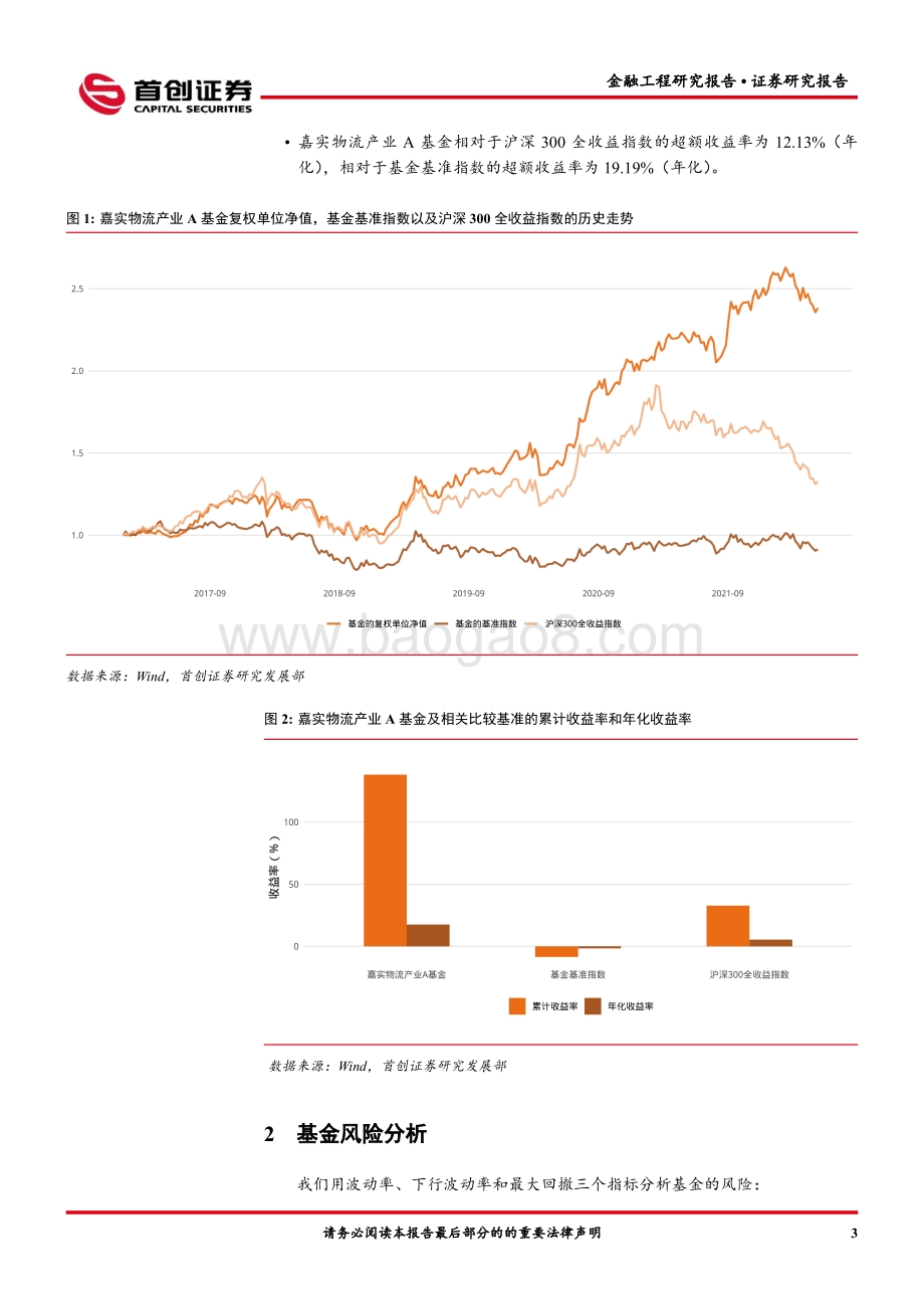 首创证券-金融工程报告_嘉实物流产业A（003298）基金投资价值分析_15页_971kb.pdf_第5页