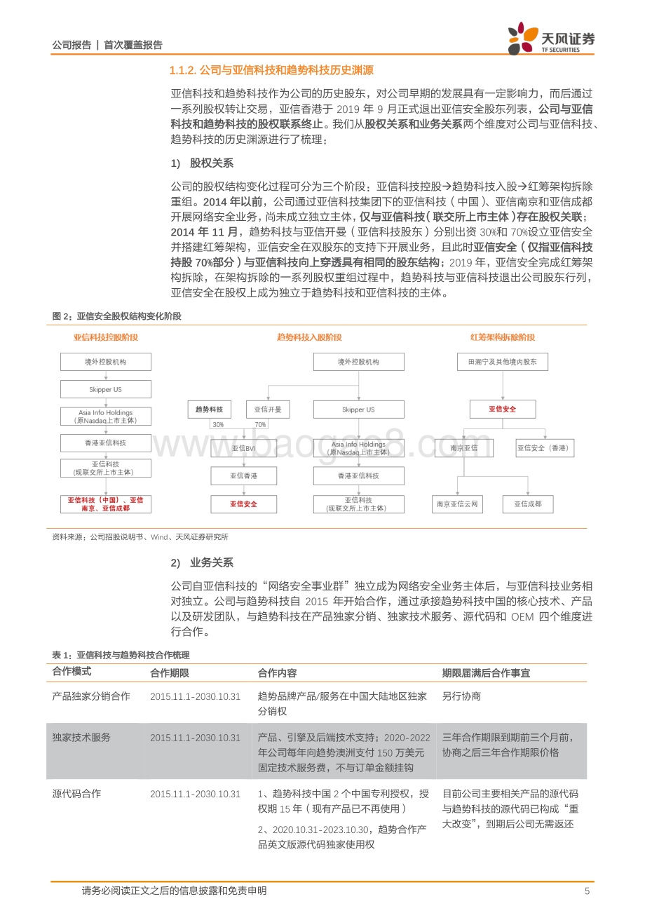 深度报告-天风证券-亚信安全-688225.SH-网云共驱_软件护航安全_30页_2mb.pdf_第5页