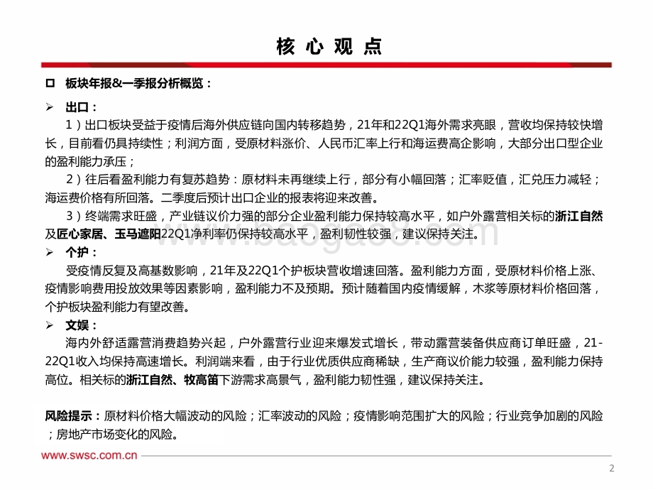 轻工行业21年报及22年一季报总结：在趋势分化与变化中寻找板块亮点_33页_2mb.pdf_第3页