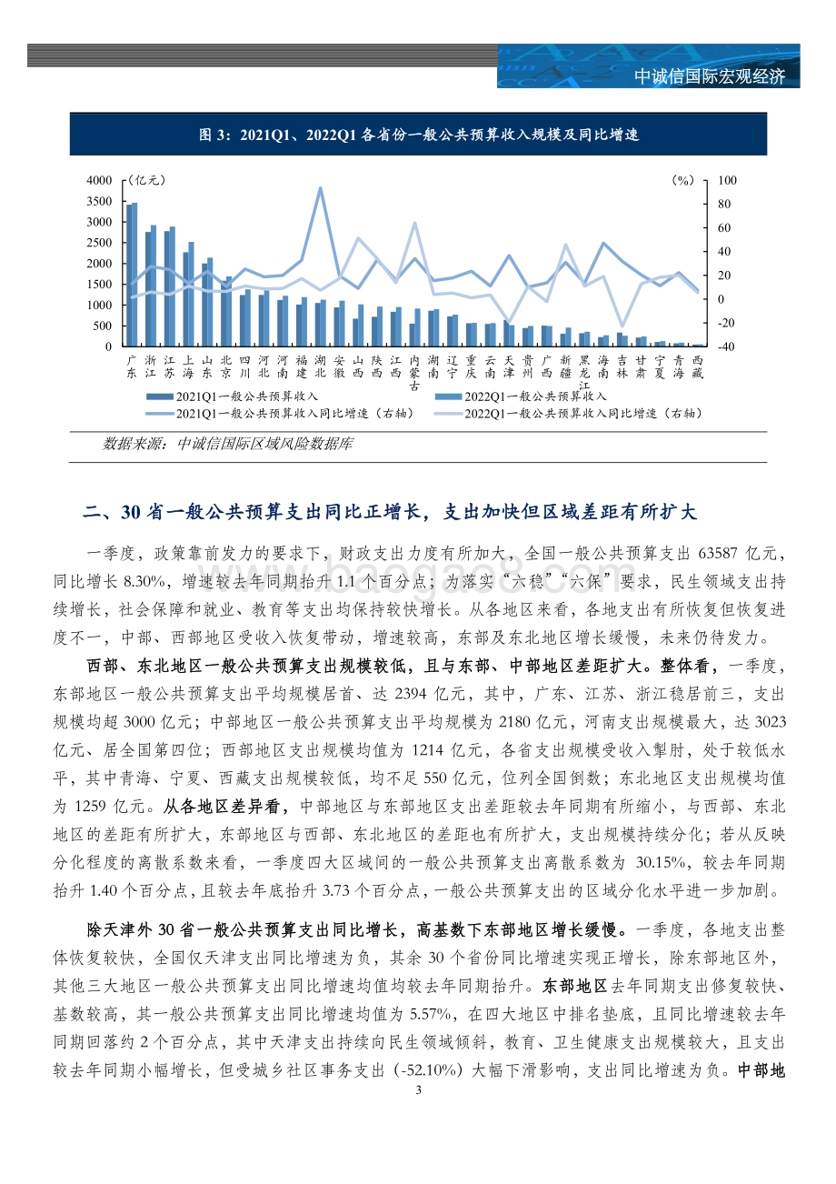 中诚信国际-2022年一季度财政数据全梳理_多省政府性基金收入大幅下降_关注疫情反复对地方财力的扰动_11页_2mb.pdf_第5页