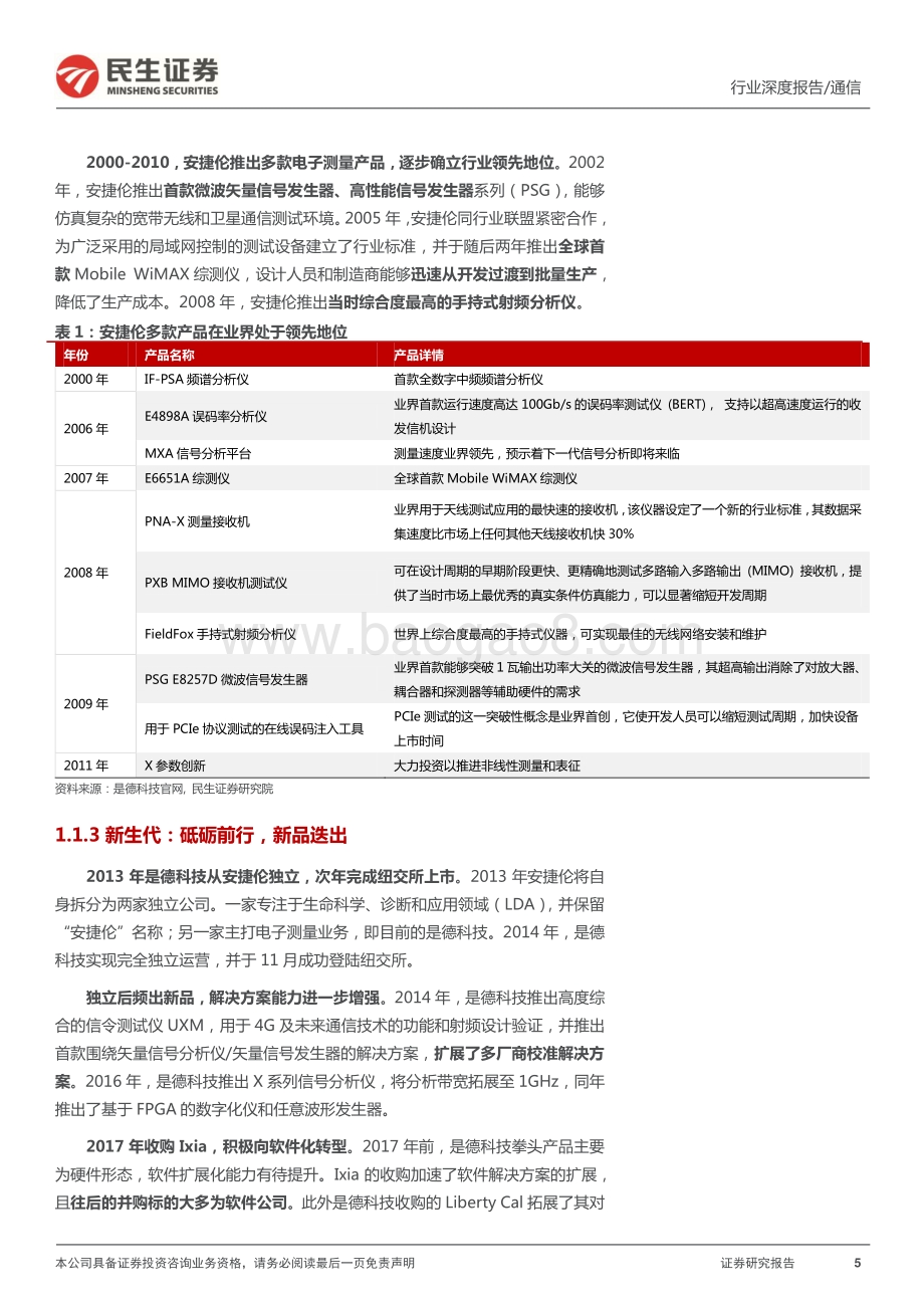 深度报告-民生证券-通用电子测量行业深度报告之二_他山之石_可以攻玉_33页_4mb.pdf_第5页