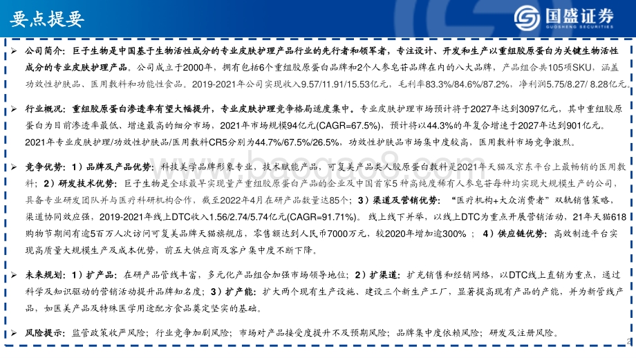 美容护理：巨子生物_重组胶原蛋白第一股_35页_2mb.pdf_第2页