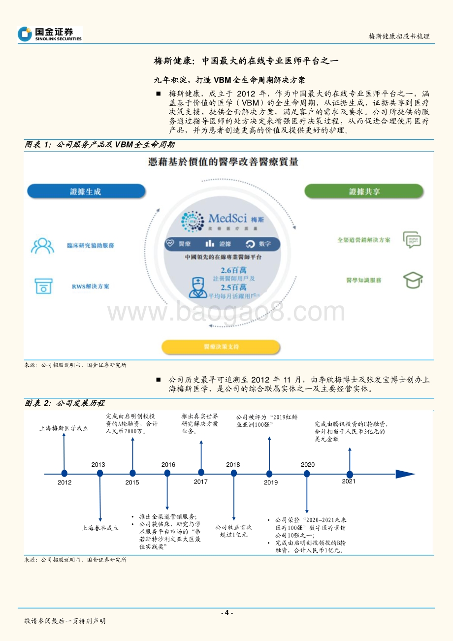 国金证券-医药行业专题研究报告_梅斯健康招股书梳理_23页_1mb.pdf_第4页