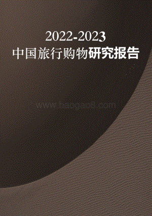 2022-2023中国旅行购物研究报告.pdf
