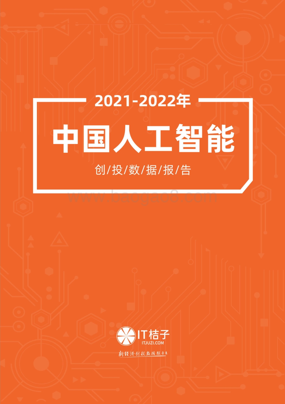 2021-2022年中国人工智能产业创业与投资报告-IT桔子-56页_3mb.pdf_第1页