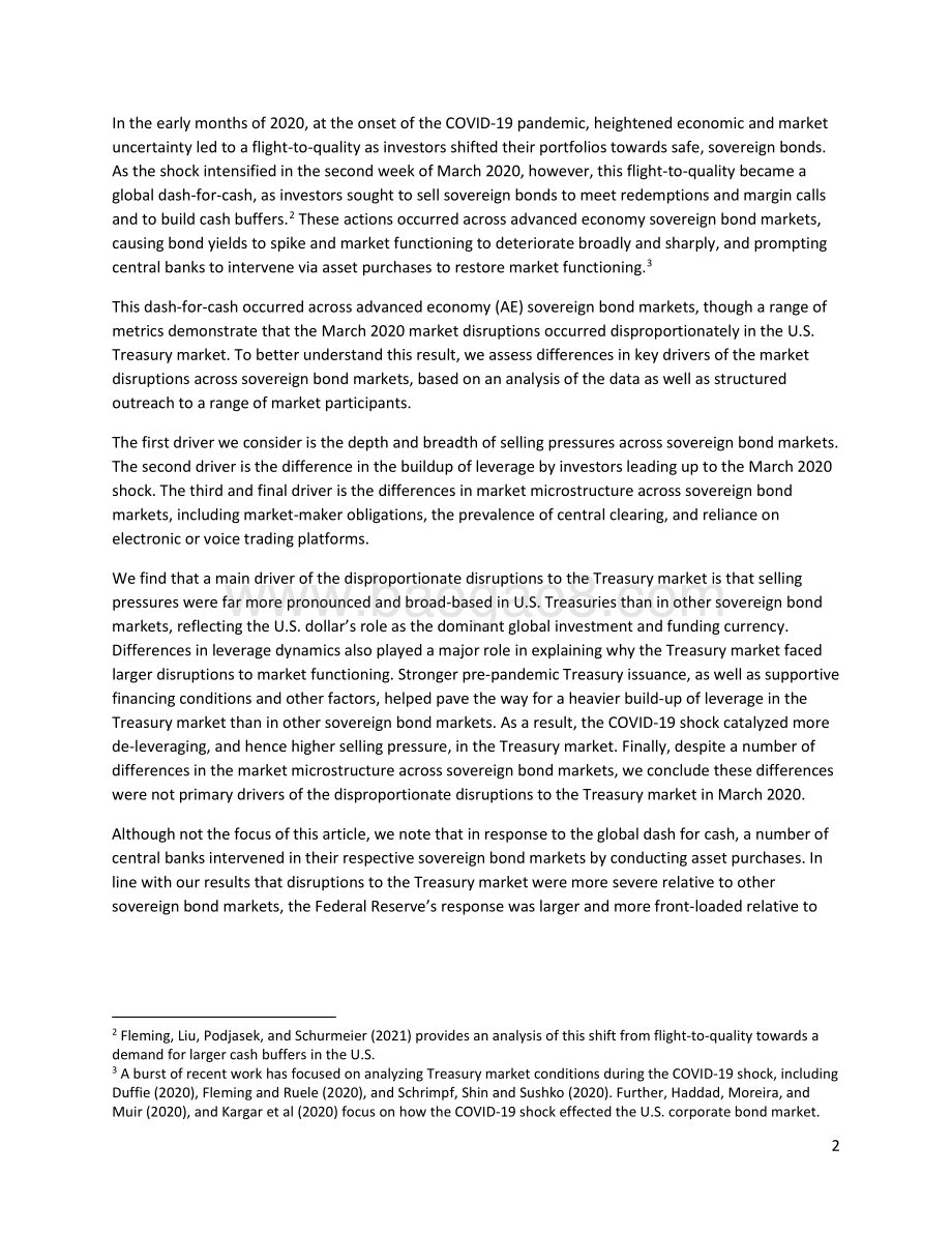 纽约联储-全球对现金的需求：为什么2020年3月主权债券市场在不同司法管辖区的运作有所不同（英）-2022.3-26页_979kb.pdf_第3页