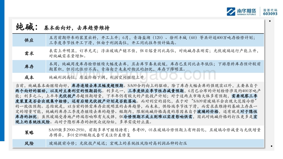20220529-南华期货-南华玻璃纯碱产业链数据周报_25页_1mb.pdf_第3页