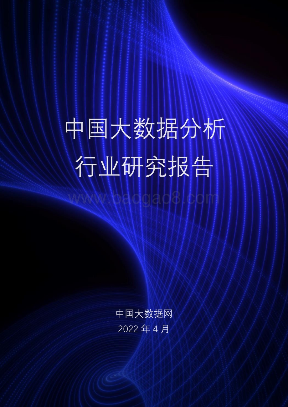 中国大数据分析行业研究报告_58页_3mb.pdf_第1页