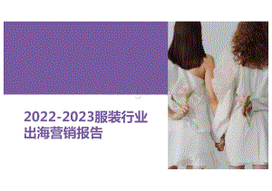 2022-2023服装行业出海营销报告.pptx