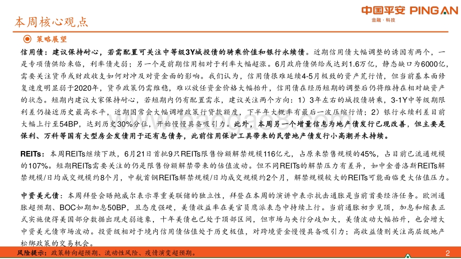 平安证券-_固收+周报_信用债调整后关注什么_（2022年第7期总第7期）_24页_2mb.pdf_第3页